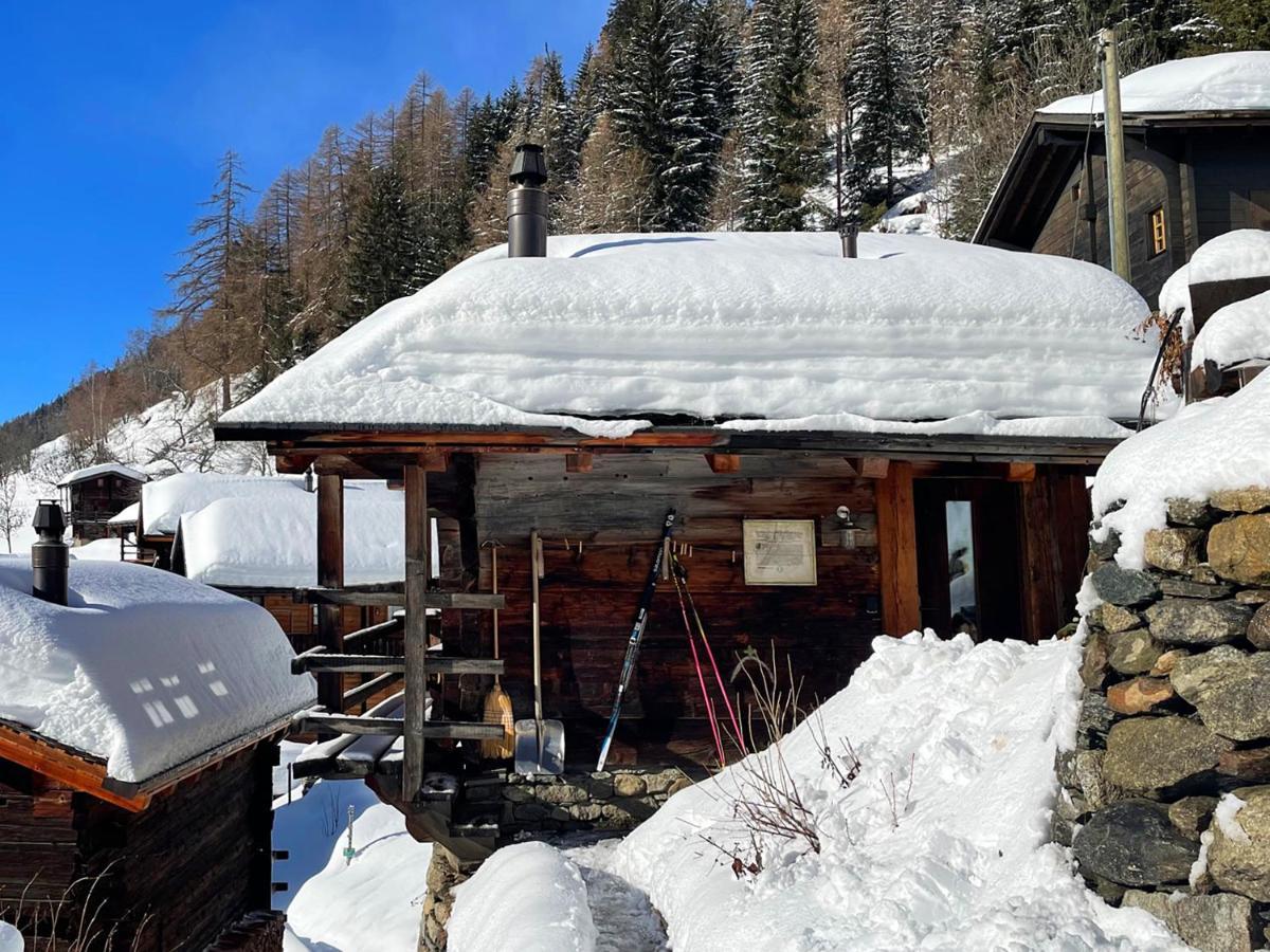 Denkmalgeschuetzter Spycher Total Renoviert Goms ภายนอก รูปภาพ